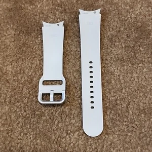 Correa de reloj original genuina pulsera reloj Samsung Galaxy 4 M/L plateado - Imagen 1 de 6
