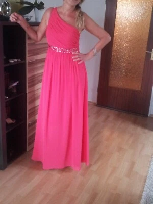 Abendkleid One-Shoulder Damen Festliches Kleid Hochzeit Brautmutter - Bild 1 von 4