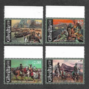 GIBRALTAR TARIQ IBN ZIYAD 1300TH ANNIV MNH MILITARY SET MNH - Bild 1 von 1