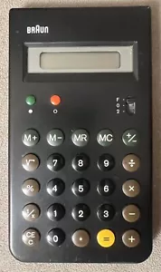 Vintage Collectable Braun AG Type 4 835 871-B Calculator - ET55 Works No Cover - Picture 1 of 12