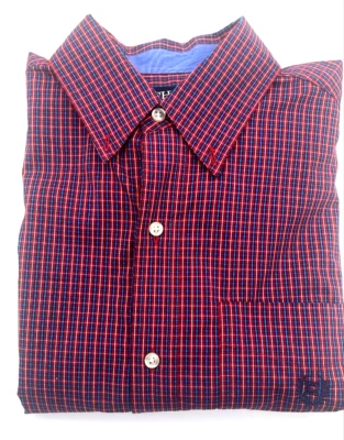 Chaps Shirt Mens LT Multicolor Long Sleeve Cotton Plaid Causal Button Down - Image 1 of 4