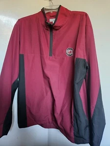 Cutter and Buck Windbreaker 1/4 Zip Maroon - Picture 1 of 7