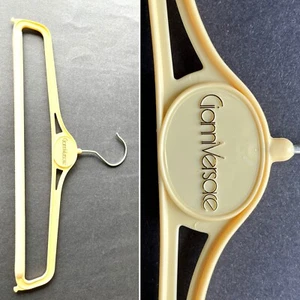 VTG Gianni Versace Clothing Hanger Plastic Flocked Mainetti Italy ORIGINAL ! - Picture 1 of 8