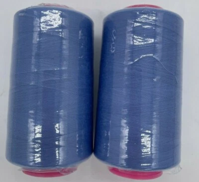 2-Pack Big Spools Sewing Serger Quilting Multi Purpose T27 Thread 6000 YDS Cone - Image 1 of 4