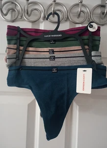 Lucky Brand Womens 5-Pack Seamless Thong Panties Size Small NWT + Free 🎁 - Picture 1 of 7