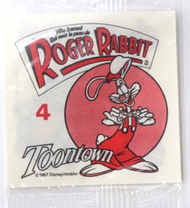 Original Roger Rabbit Sticker Toontown Promotional Disney 1987 Brand New E9 - Picture 1 of 3