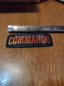 Pegatinas vintage para máquinas expendedoras. VM1 de lote antiguo (commando) - Imagen 1 de 1