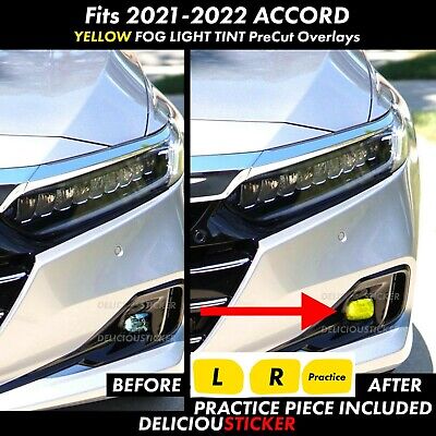 For Accord 2021-2022 Yellow Fog Lights Front ...