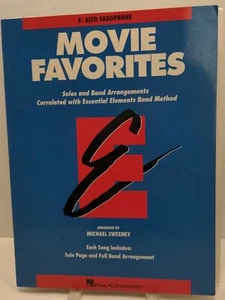 Movie Favorites EB Alto Saxophone Sheet Music Song Book Michael Sweeney M7 - Picture 1 of 3