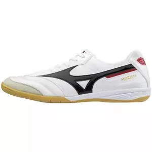 MIZUNO MORELIA IN Futsal Indoor Football Soccer Shoes Q1GA1700 White x Black NEW - Picture 1 of 4
