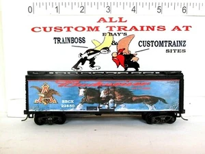 HO SCALE CUSTOM LETTERED BUDWEISER BEER CLYDEDALES REEFER P 6 🍺🍺🍺🍺 - Picture 1 of 14