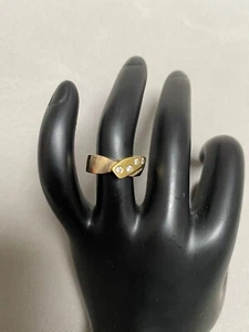 Wunderschöner Ring 18 Karat Gold und Diamanten Größe 4 - Bild 1 von 7