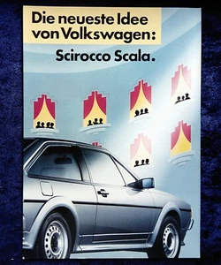 VW Scirocco Scala Prospekt, 9.1986, Sondermodell - Picture 1 of 3
