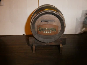VINTAGE OLYMPIA BIERFASS MÜNZBANK MADE IN USA Stopper & Ständer - Bild 1 von 5