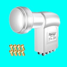 HD Octo LNB Opticum Premium 8 Teilnehmer HDTV 3D Digital Okto Switch 0,1 db