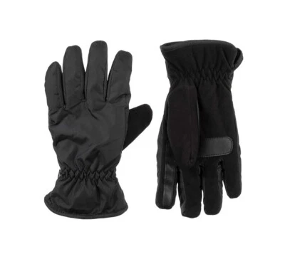 Isotoner Signature Men's Sleekheat Ski Touchscreen Black X-Large - Image 1 of 4