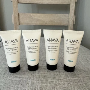 4x AHAVA Hyaluronic Acid 24/7 Cream Hydrate 0.51oz Travel Size New - Picture 1 of 2