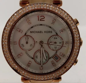 Michael Kors Women's Chronograph Wristwatch MK-5491 Stainless Steel Quartz - Picture 1 of 6
