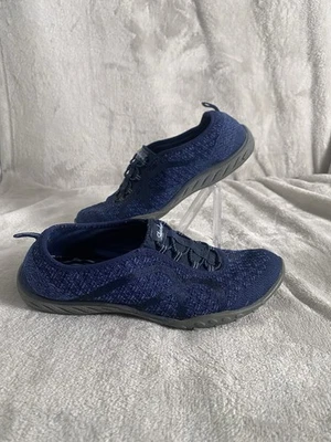 Skechers Relaxed Slip In Fit Espuma con Memoria Refrigerada por Aire Para Mujer Talla 8 Azul Deslizable Foto 1 de 4