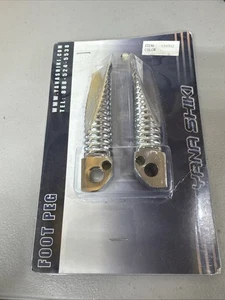 New Yana Shiki Aluminum Chrome Foot Pegs Yamaha YZF R1 99-2016 #CA4342 - Picture 1 of 5