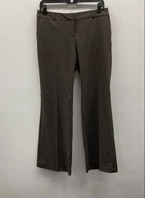 New York & Company Brown Stretch Bootcut Dress Pants Trousers Womens 8 Petite - Image 1 of 4
