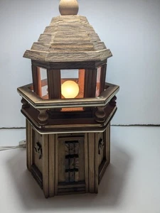 Lighthouse Wooden Nightlight Large Florida Beach Decor Warm Lighting Charm - Picture 1 of 7
