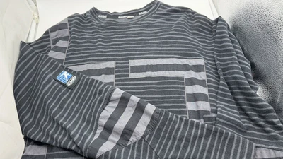 Camisa a Rayas Napapijri by Martine Rose 87 Gran Tamaño Gris Para Hombre Italia Talla Mediano Foto 1 de 4