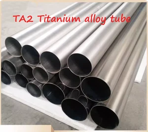1PZ 65/70/80/89/100/108/133/159mm X500mm TA2 Tubo tondo in titanio 3/5/6/10mm(T) - Foto 1 di 12