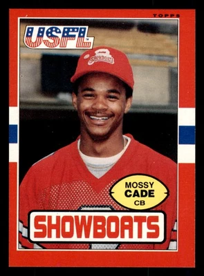 1985 Topps USFL #67 Mossy Cade - Image 1 of 2