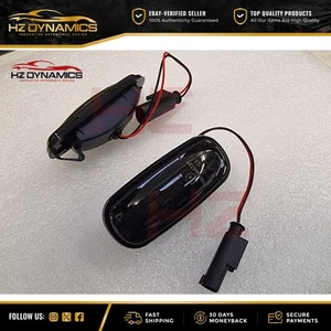 2x SMOKED DYNAMIC SIDE REPEATER INDICATOR FOR LAND ROVER DEFENDER 90 110 TD5 UK - Picture 1 of 5