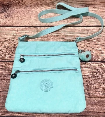 Bolso Bandolera Kipling Para Mujer Turquesa Keiko Bolso de Mano Cartera Hombro. Foto 1 de 4