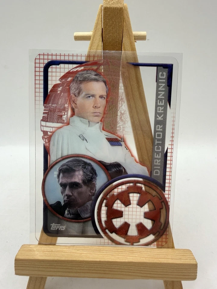 2016 Topps Star Wars: Rogue One UK Director Krennic Plastic Transparent Card 197 - Image 1 of 4