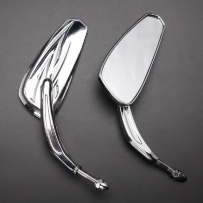 Espejos retrovisores laterales cromados para motocicleta Harley Davidson Electra Glide Ultra Classic A Foto 1 de 4