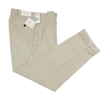 Pantalones de vestir NAUTICA pana talla nuevo con etiquetas 34 x 32 100% algodón beige Foto 1 de 4