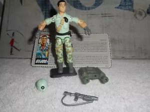 Figura Hasbro GI Joe ARAH 1987 Starduster casi completa con tarjeta de archivo - Imagen 1 de 6