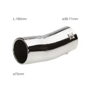 Simoni Racing Terminale rotondo inclinato acciaio inox - Foto 1 di 1