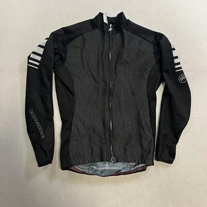 Assos Intermediate Evo Cycling Jacket Adult Size Large Black Airblock Zip Up - Picture 1 of 9