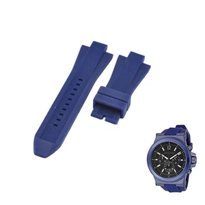 Correa de reloj MK8170 29 mm de goma azul para Michael Kors - Imagen 1 de 7