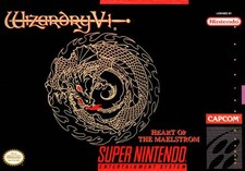 Wizardry V 5 - SNES Super Nintendo Game