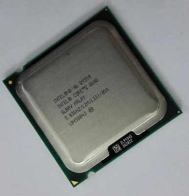 Intel Core 2 Quad Q9550 Desktop CPU EU80569PJ073N LGA775 E0 Quad-Core - Image 1 of 3