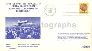 Space Shuttle Programm - Gedenkbrief - Houston, Texas - Bild 1 von 1