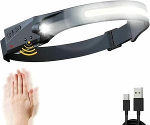 ELECWISH LED Faro USB Recargable Faro Antorcha Luz de Trabajo Cabezal Impermeable - Imagen 1 de 1