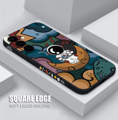 Phone Case For Samsung S25 S24 S23 Ultra S22 S21 FE ShockProof Astronaut Cover - Image 1 of 4