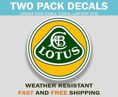 Calcomanía adhesiva F1 Team Lotus para fanáticos de autos Lotus Lotus Fórmula 1 pegatinas de carreras Foto 1 de 2