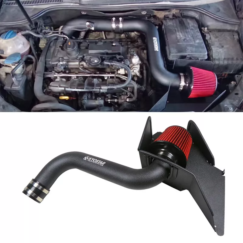 Cold Air Intake System For VW MK2 GTI MK5 MK6 Golf R Audi A3 S3 2.0T EA113 - Bild 1 von 4