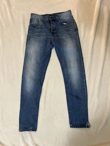 Jeans Nudie Steady Eddie Org lavaggio acque profonde da uomo taglia 32X34 cotone biologico 131738 - Foto 1 di 12