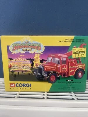 Corgi Classics Showmans 16101 Scammell Highwayman Crane John Crow LeisureWorld - Image 1 of 4