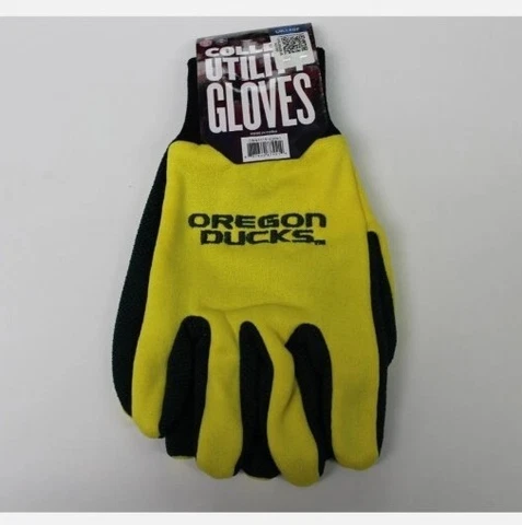 NCAA Oregon Ducks. COLLEGE UTILITY GLOVES. YELLOW/GREEN. NEW Cover