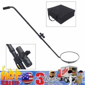 12'' Car Under Vehicle Inspection Mirror Security Mirror Wheel w/ LED Light US - Picture 1 of 15