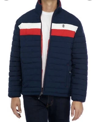 IZOD Color Block Puffer Jacket NWOT - Image 1 of 4